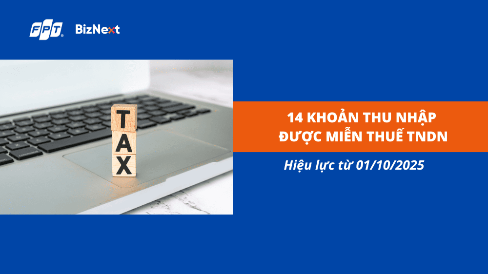 Thu nhập được miễn thuế TNDN