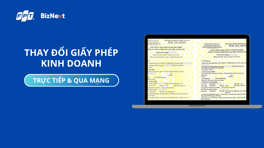Thay đổi giấy phép kinh doanh