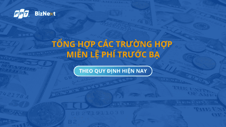 Các trường hợp miễn lệ phí trước bạ